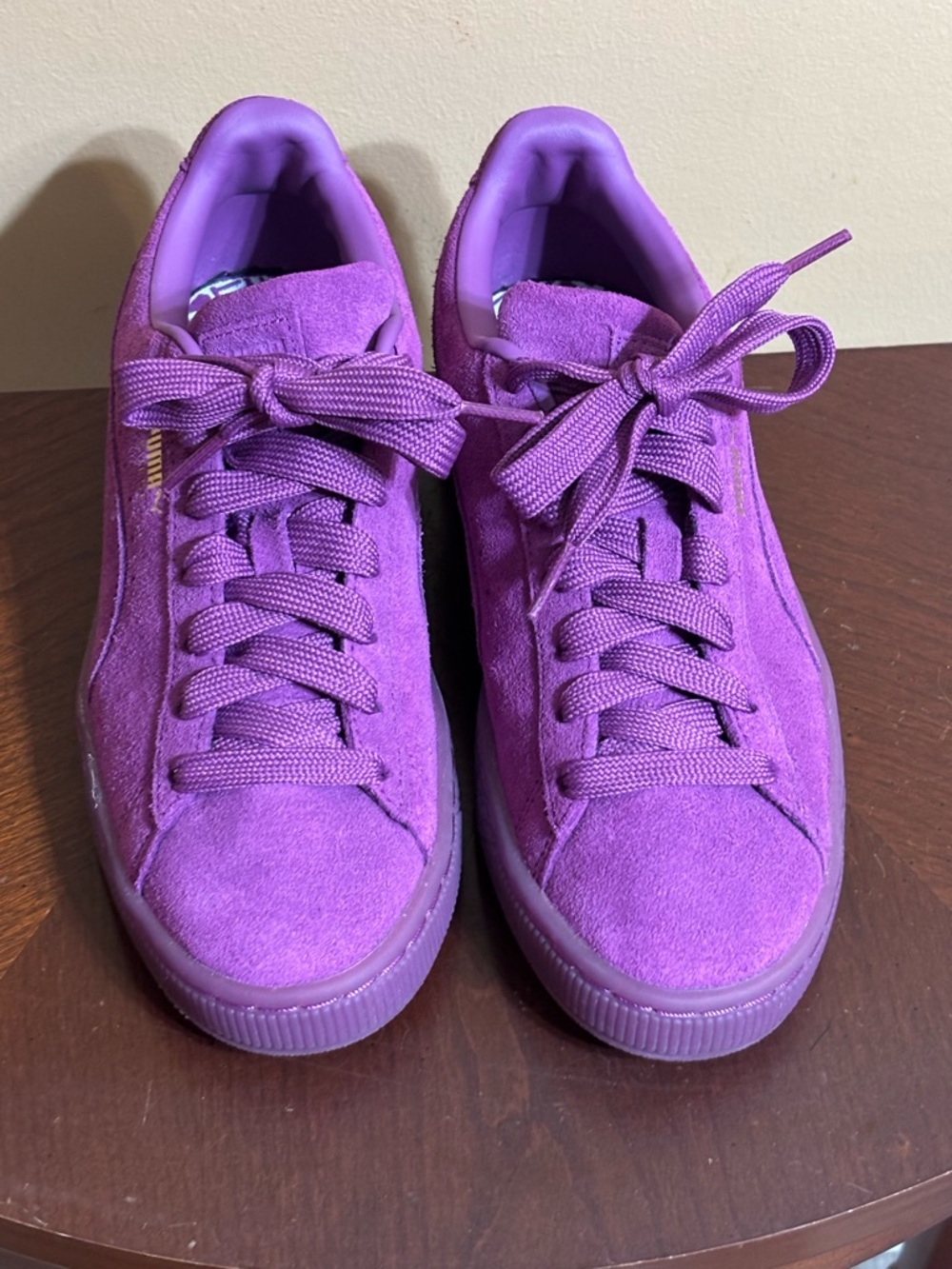 Puma Purple Suede Women's Sneakers